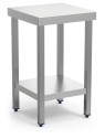 Mesa central c/entrepaño 50x50x85cm