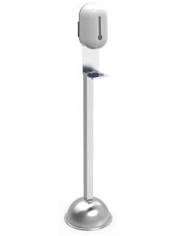 Columna con dispensador de gel hidroalcohólico