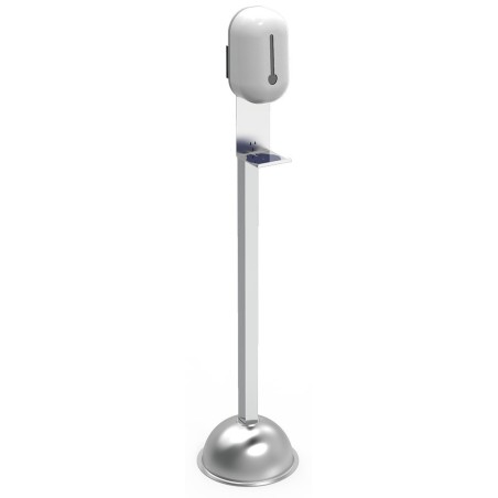 Columna con dispensador de gel hidroalcohólico