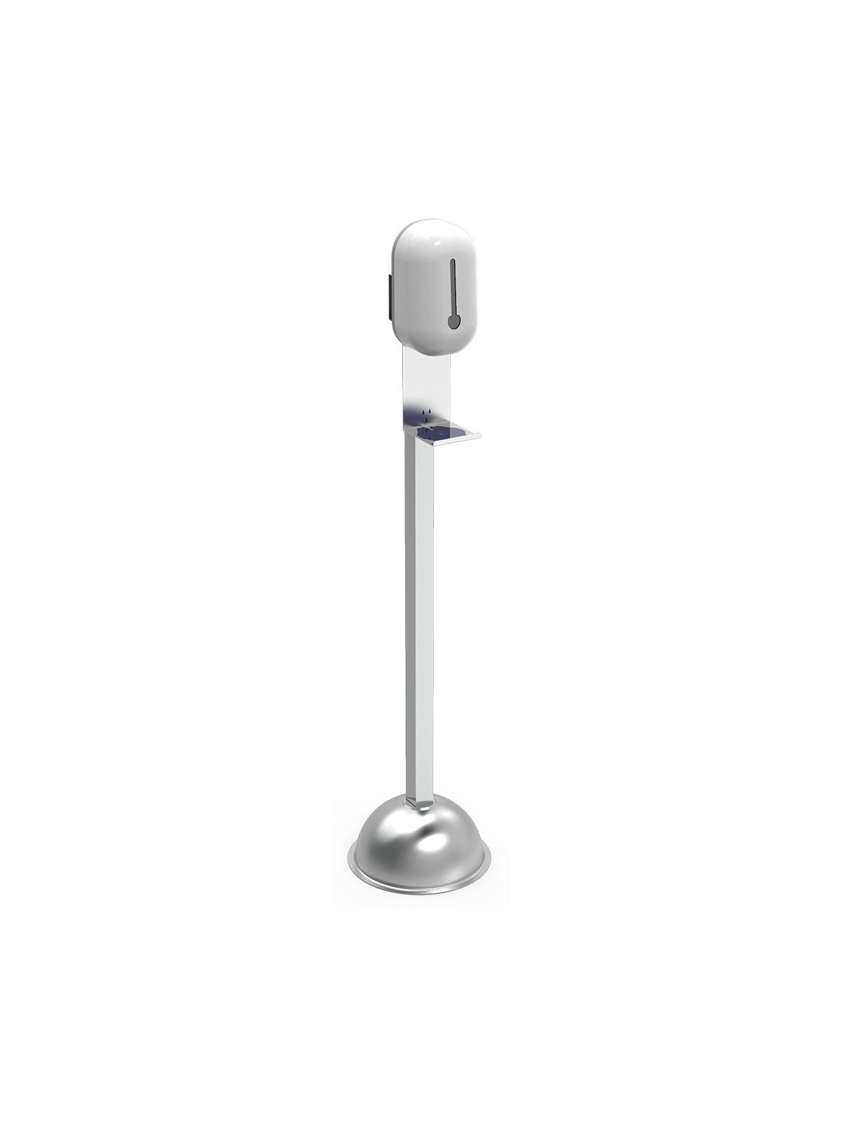 Columna con dispensador de gel hidroalcohólico