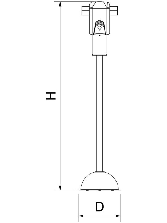 Columna con dispensador de gel hidroalcohólico y guantes