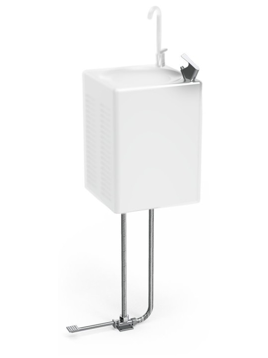 Pedal opcional para grifo instalado en fuente Cold+ 464208