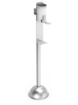 Columna con dispensador de gel de codo 29x43x128cm