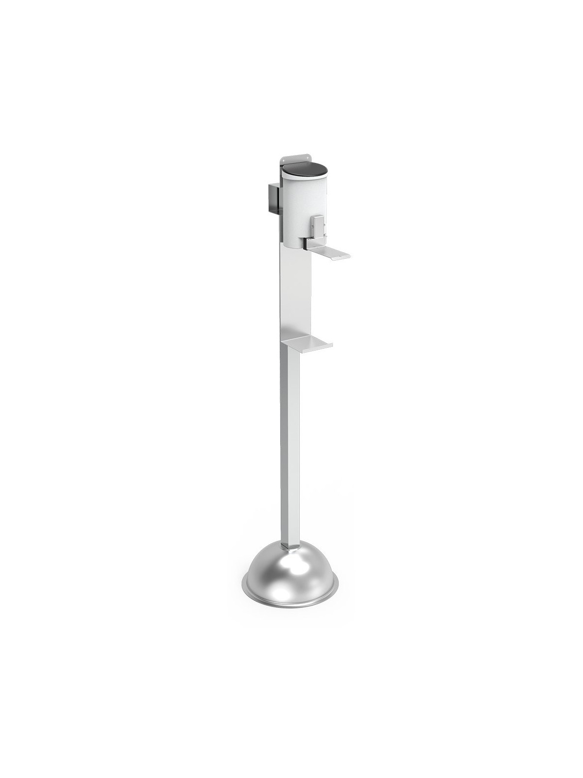 Columna con dispensador de gel de codo 29x43x128cm
