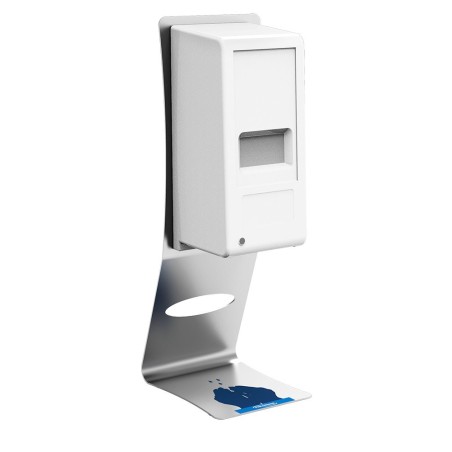 Dispensador de gel hidroalcohólico de sobremesa 15x18x48cm
