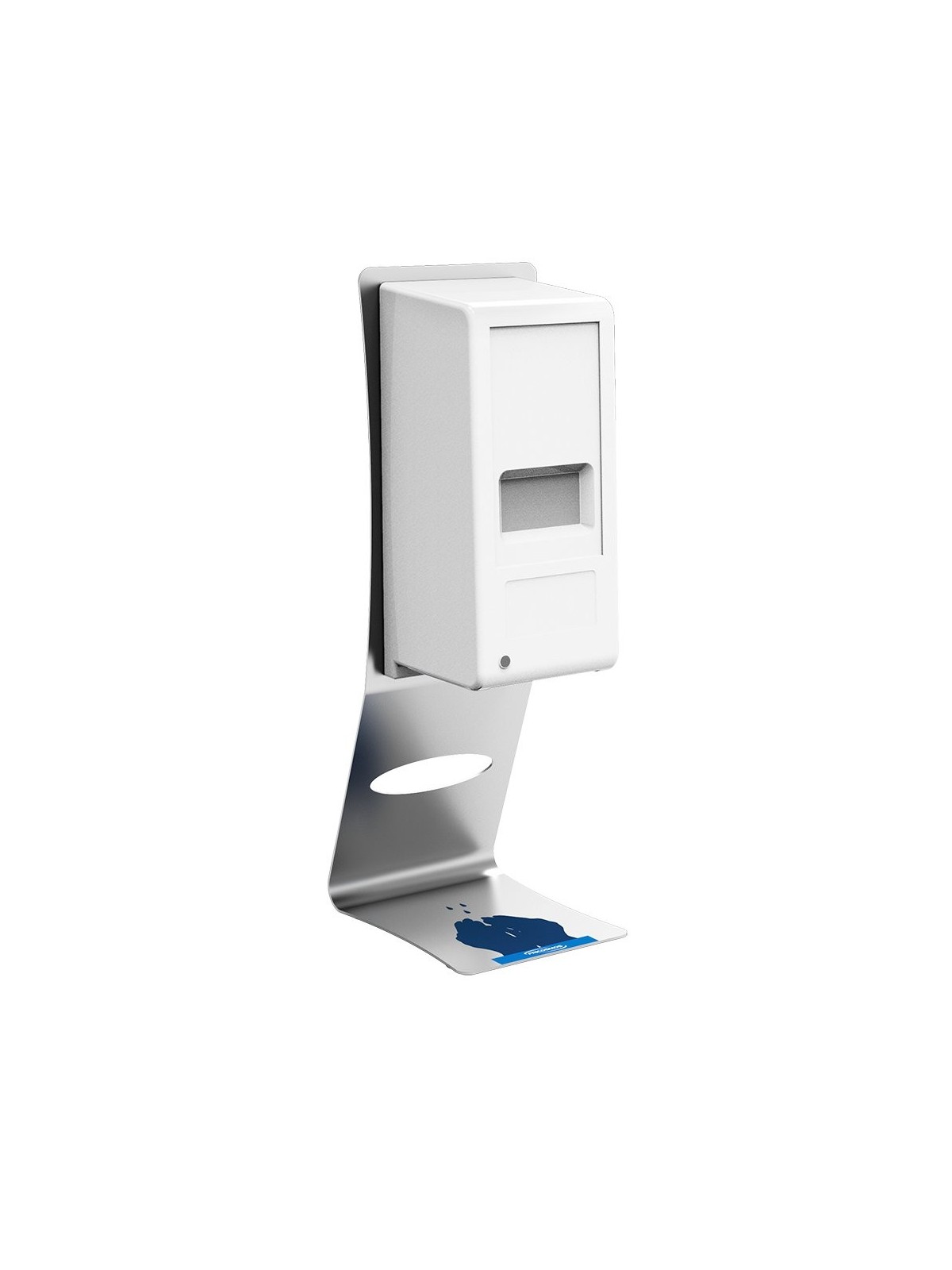 Dispensador de gel hidroalcohólico de sobremesa 15x18x48cm