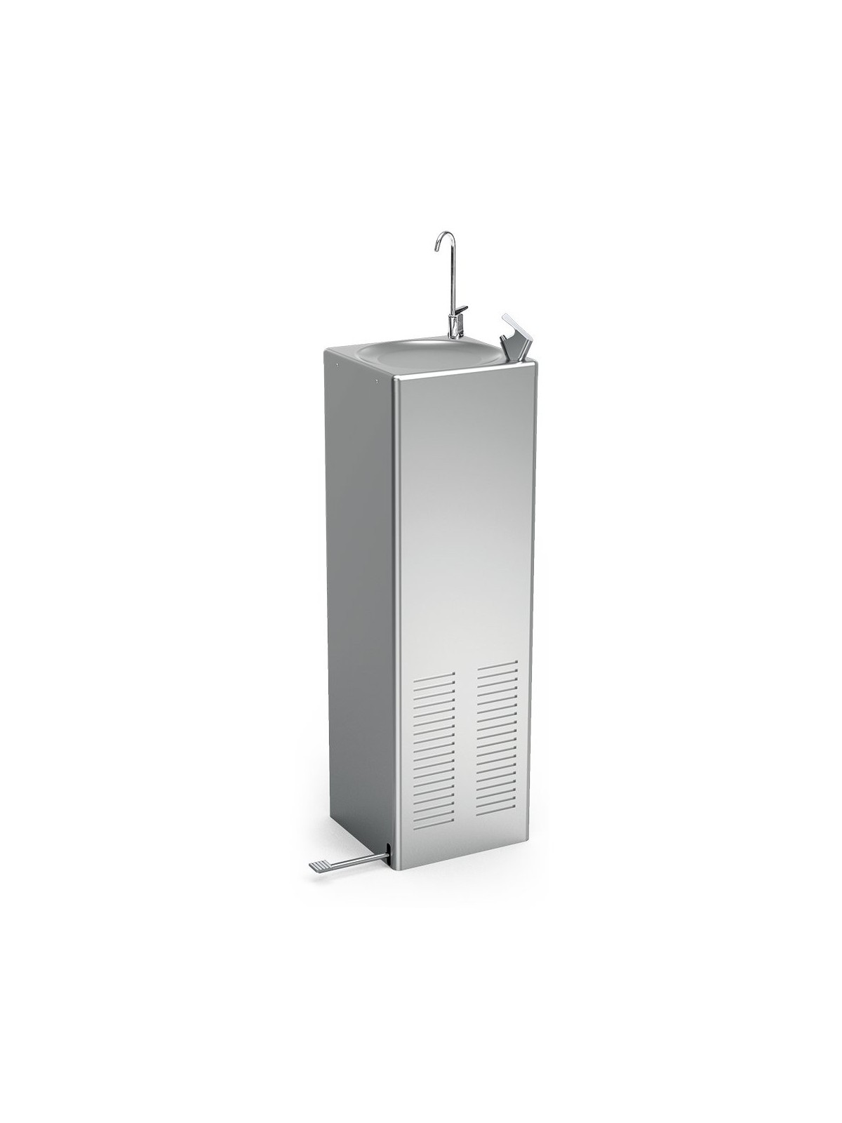 Fuente refrigerada de agua fría Cold+ con grifo a pedal 31x47x98cm