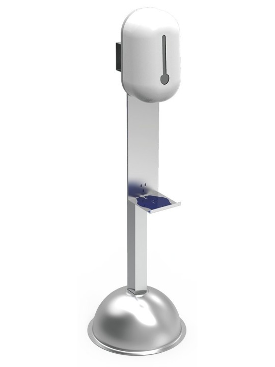 Columna infantil con dispensador de gel hidroalcohólico