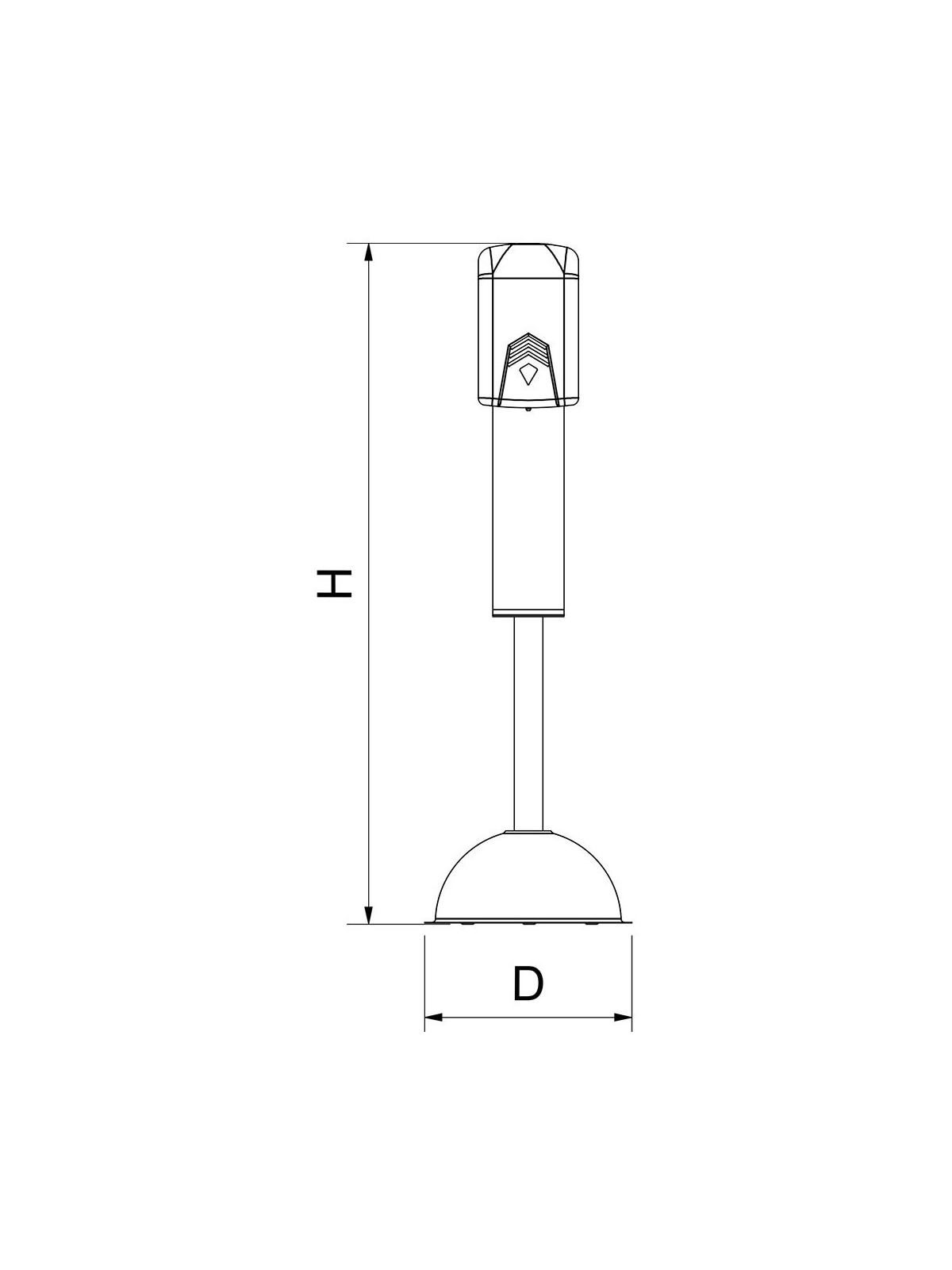 Columna infantil con dispensador de gel hidroalcohólico