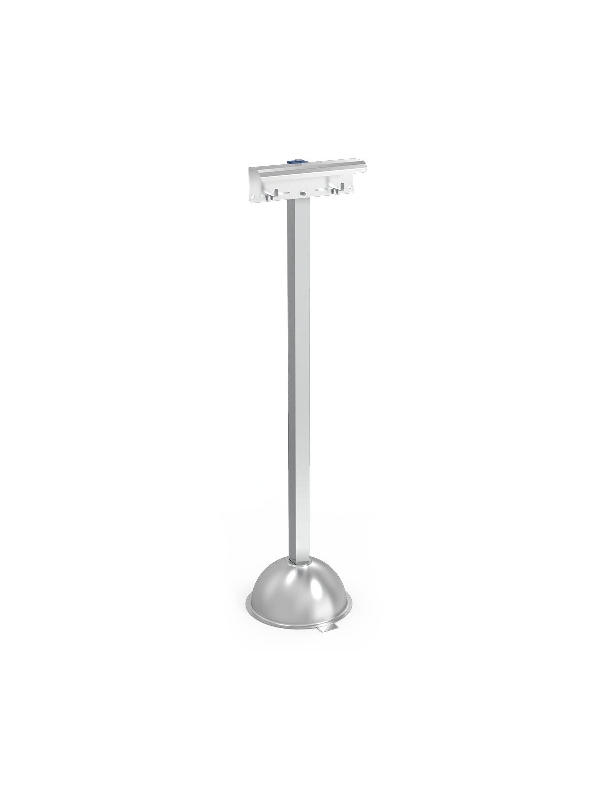 Columna de acero inox con dispensador de bolsas de paraguas 29x31x120cm