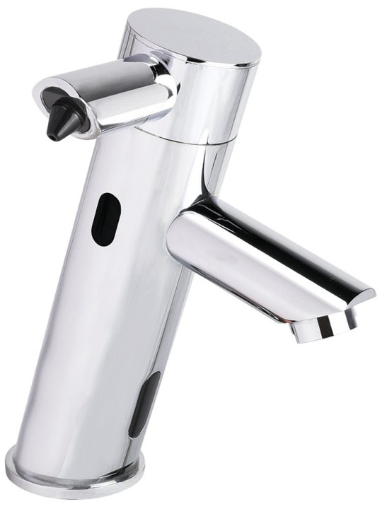 Grifo electrónico con dispensador de jabón integrado SpTap