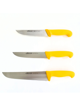 Cuchillo Carnicero Arcos Amarillo - Productos Hosteleros