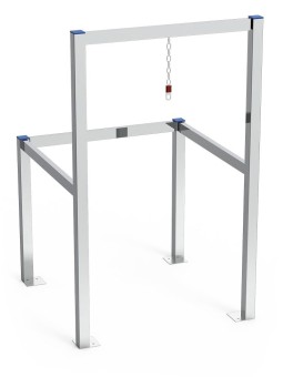 Parking para carros acero inoxidable 1 fila 69x69x114cm