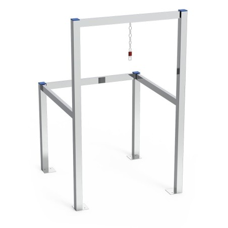 Parking para carros acero inoxidable 1 fila 69x69x114cm
