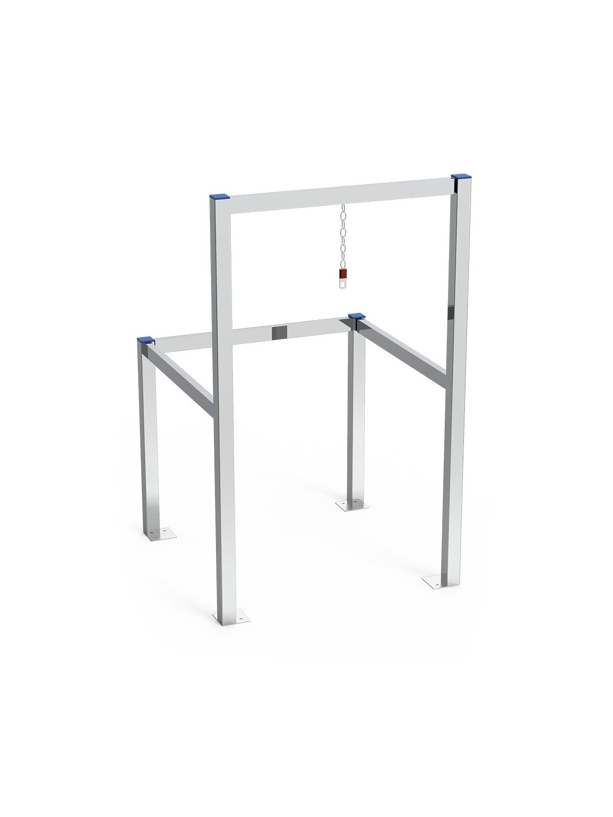 Parking para carros acero inoxidable 1 fila 69x69x114cm
