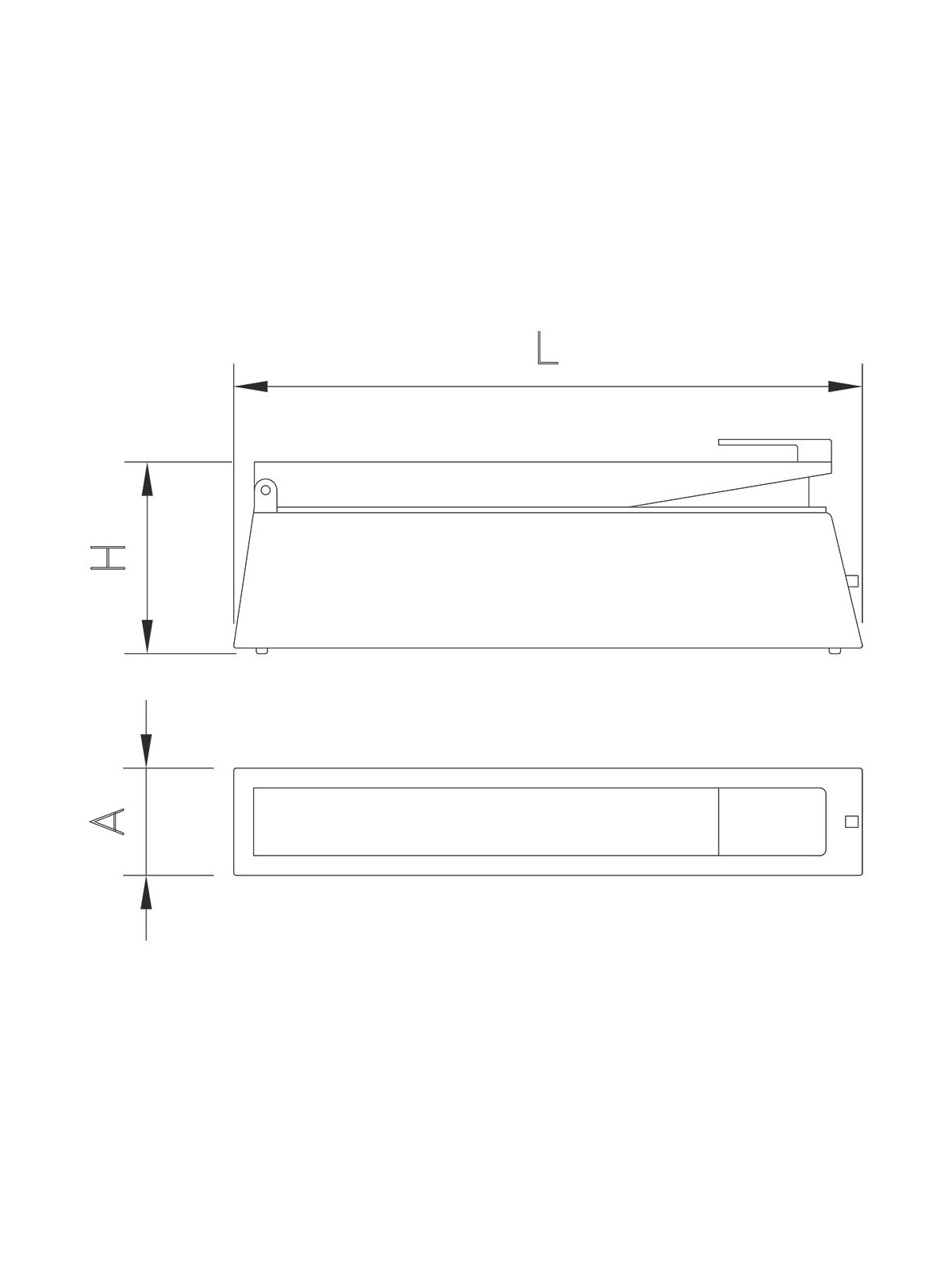 Termoselladora para bolsas de 56x9x17cm