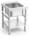 Mesa de entrada para lavavajillas c/entrepaño 61x70x86cm