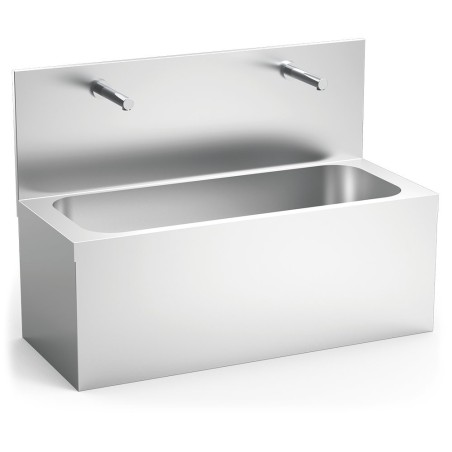 Lavamanos para quirófano dos usuarios con grifos electrónicos 120x50x85cm