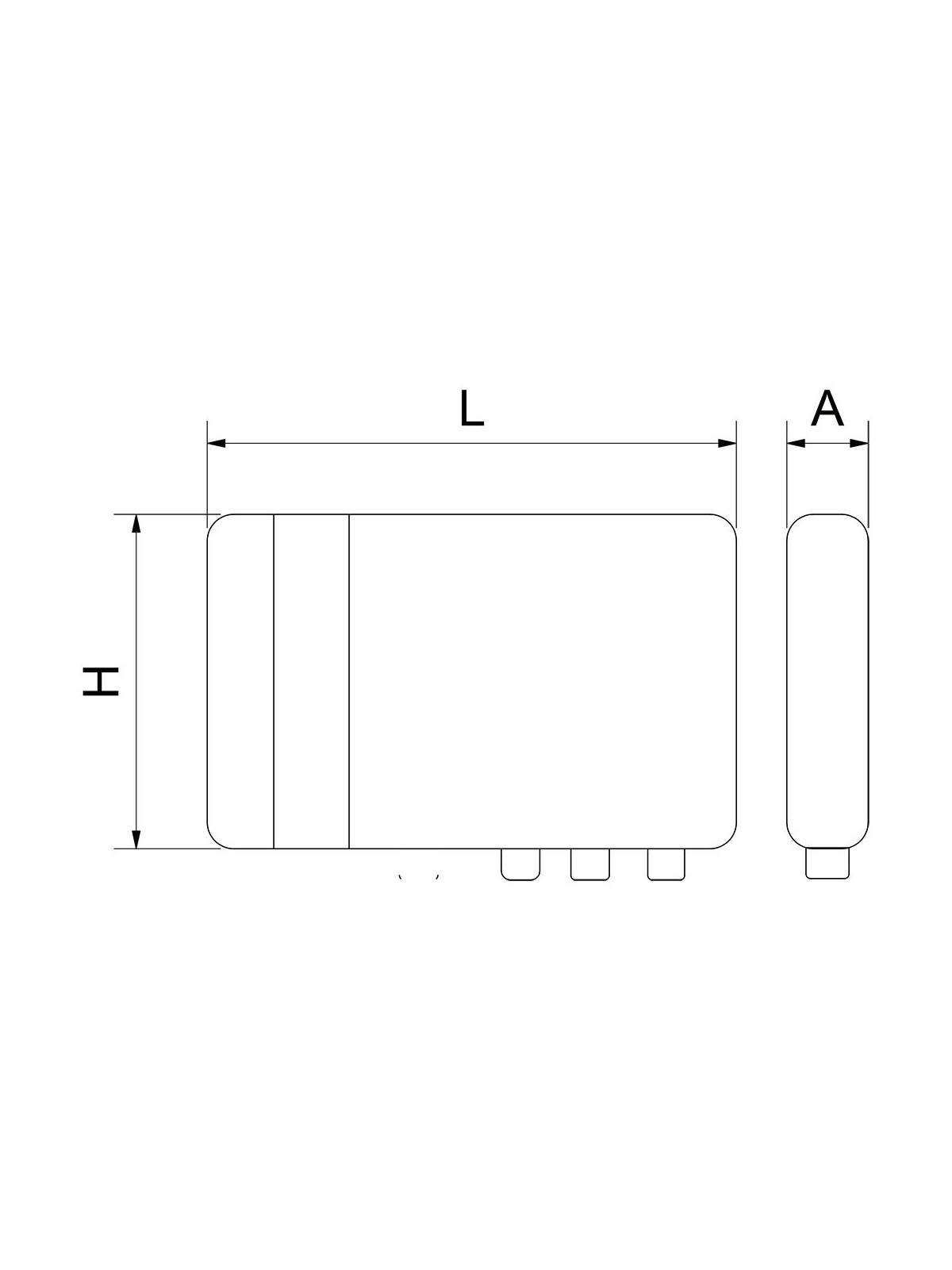 Generador de ozono para instalación de agua con grifo 45x8x19cm