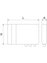 Generador de ozono para instalación de agua con grifo 45x8x19cm