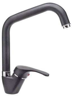 Grifo de cocina monomando negro