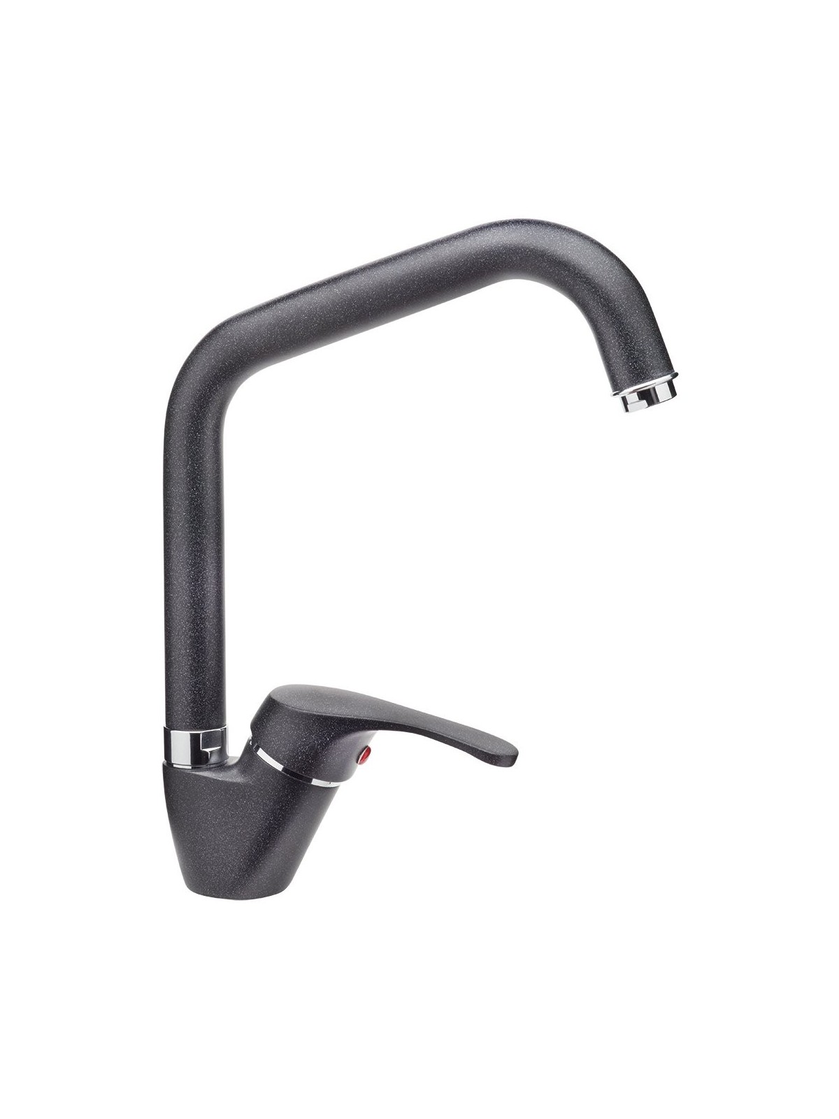 Grifo de cocina monomando negro