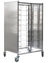 Carro doble para bandejas isotérmicas 18 niveles 92x63x158cm
