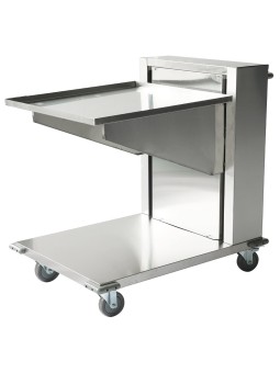 Carro dispensador a nivel constante de bandejas 95x62x90cm