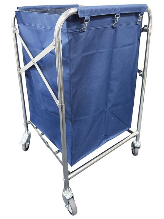 Carro para ropa / lavandería plegable 60x60x120cm