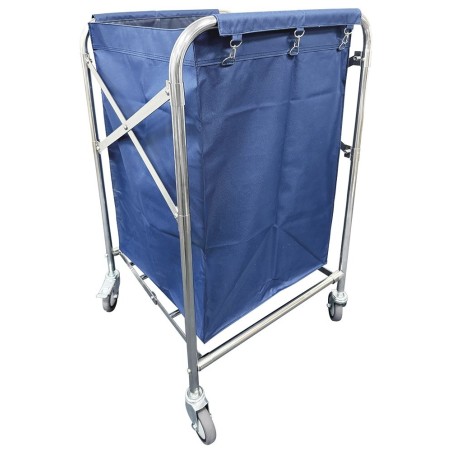 Carro para ropa / lavandería plegable 60x60x120cm