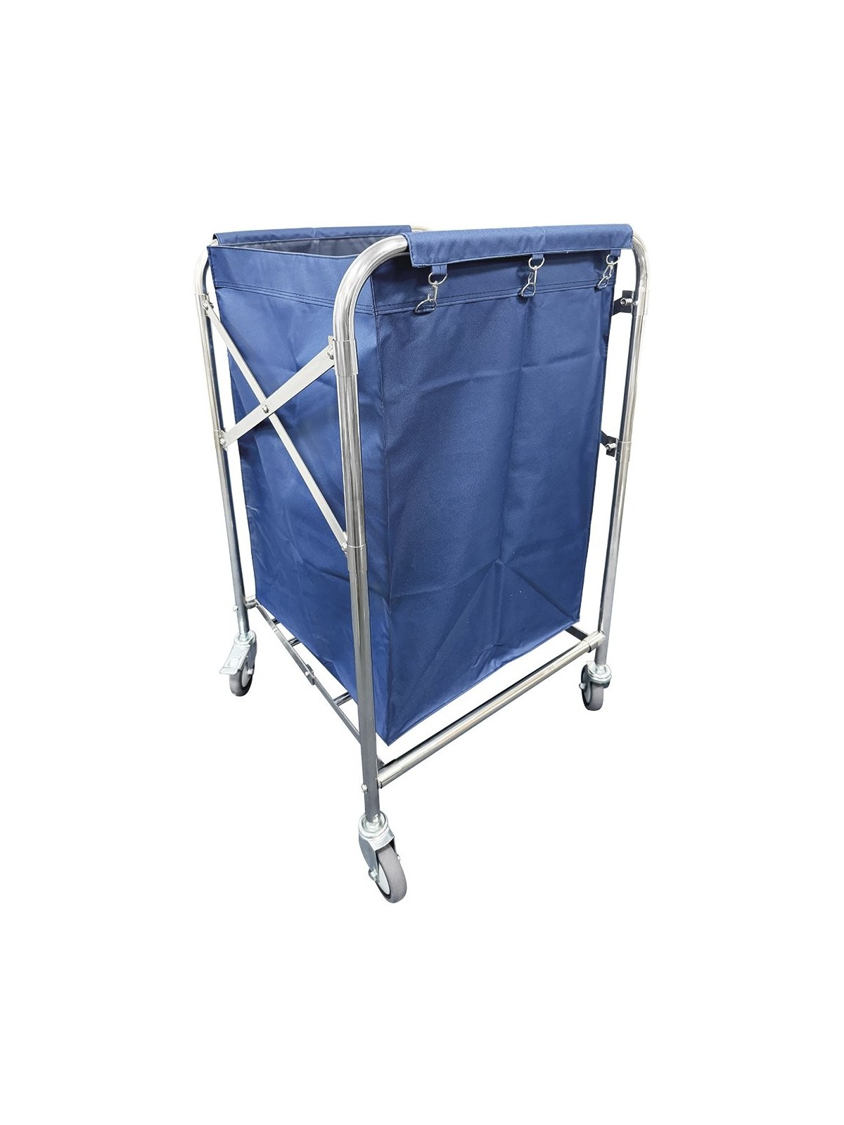 Carro para ropa / lavandería plegable 60x60x120cm