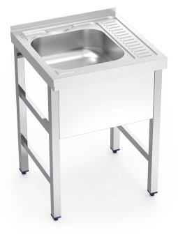 Fregadero con soporte 1C,...
