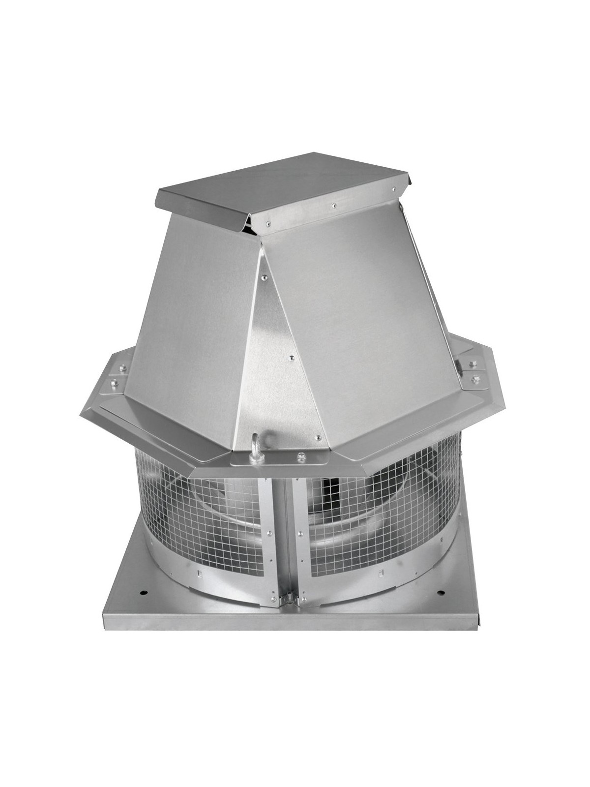 Motor extractor de tejado para humos de cocinas industriales 56x56x66cm