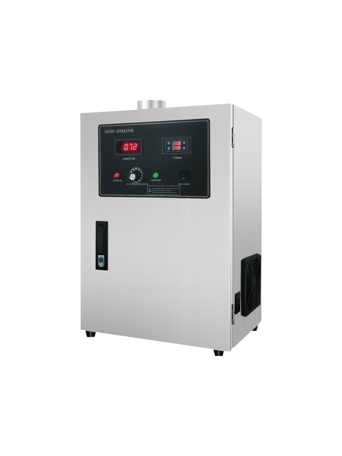 Generador de ozono para campana extractora industrial 45x32x62cm