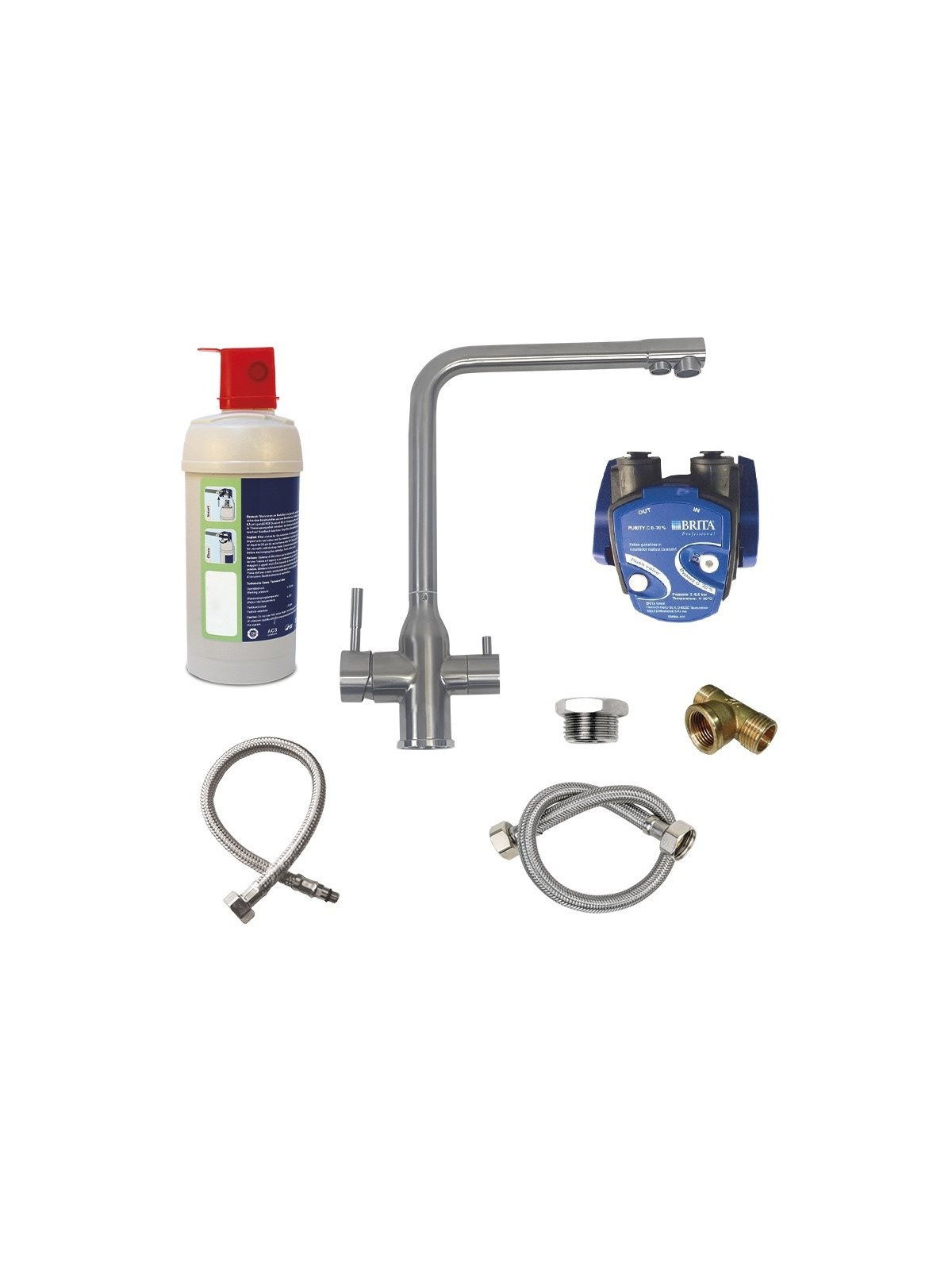 Kit purificador de agua con grifo de doble uso 463222