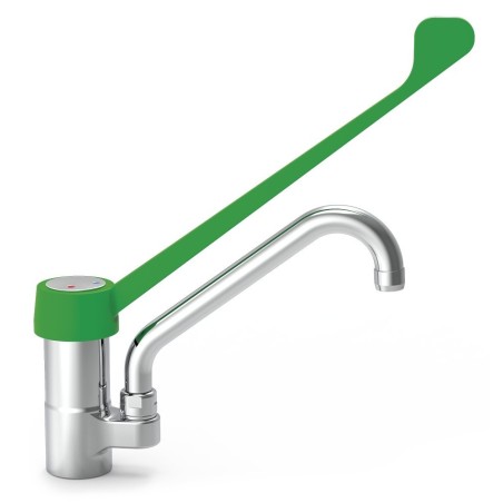 Grifo monomando codo sobremesa dos aguas Serie Ecológica