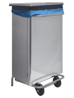 Cubo Basura Industrial de Acero Inox - Productos Hosteleros