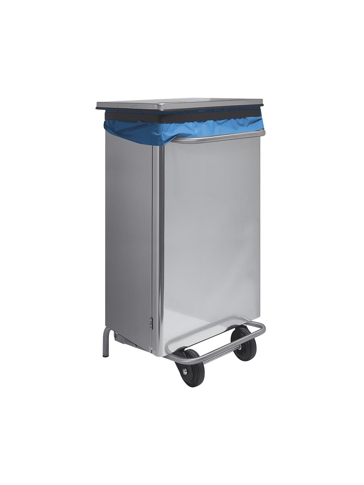 Cubo Basura Industrial de Acero Inox - Productos Hosteleros