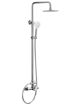 Grifo inoxidable monomando para ducha modelo Eco Redondo