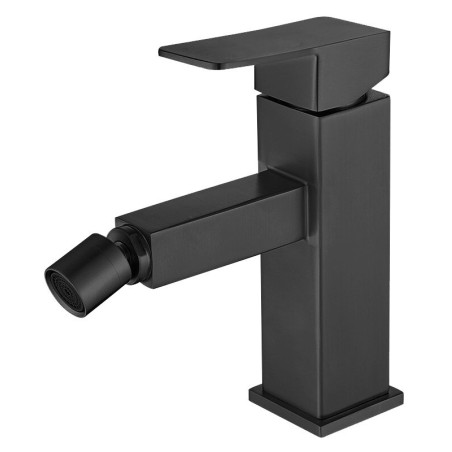 Grifo negro inoxidable monomando para bidé serie Merak