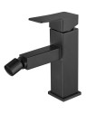 Grifo negro inoxidable monomando para bidé serie Merak