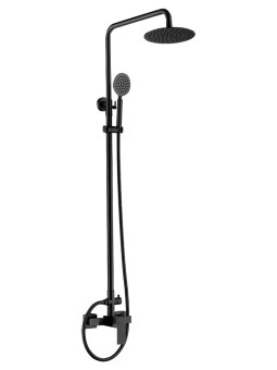 Grifo negro inoxidable monomando para ducha modelo Eco Cuadrado