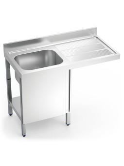 Fregadero para lavavajillas c/puerta 1C,ED Dimensiones cubeta 120x60x89cm