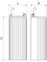 Fuente de Agua en Columna Exterior - Productos Hosteleros