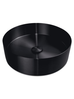 Lavabo Redondo Negro para Baño - Productos Hosteleros