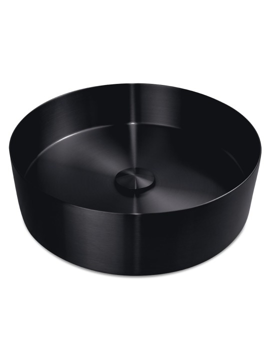 Lavabo Redondo Negro para Baño - Productos Hosteleros