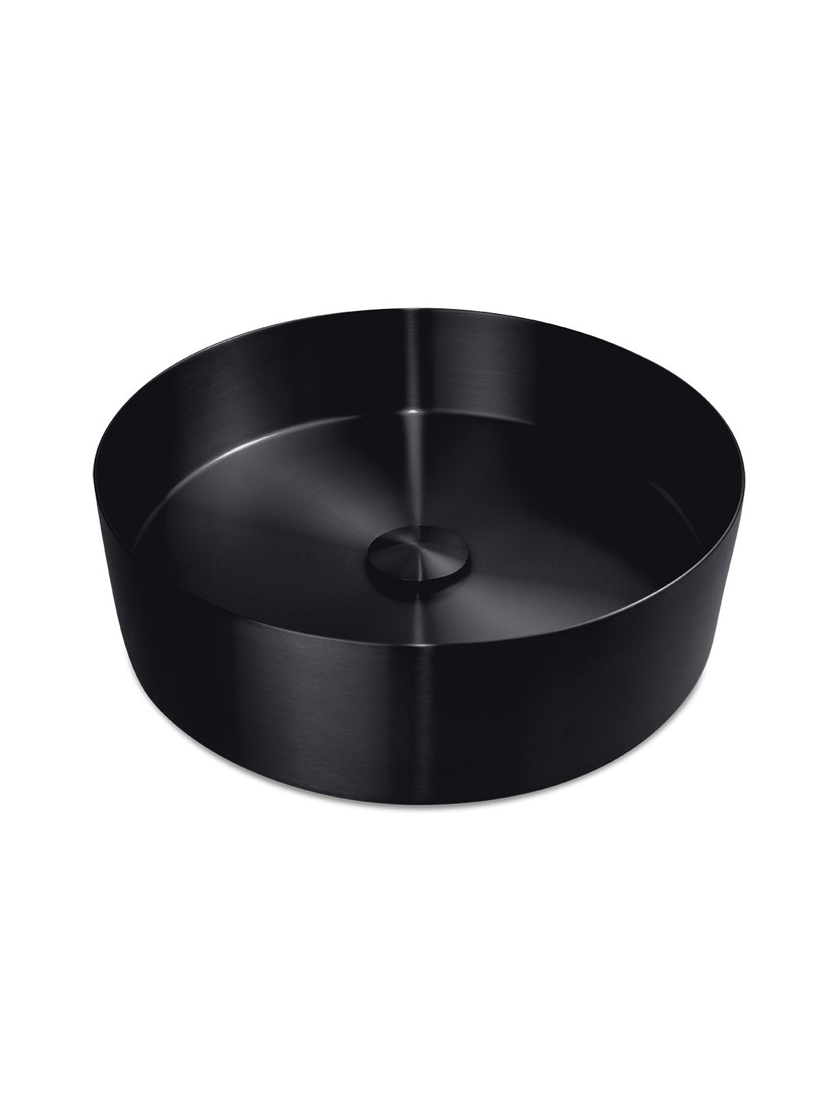 Lavabo Redondo Negro para Baño - Productos Hosteleros