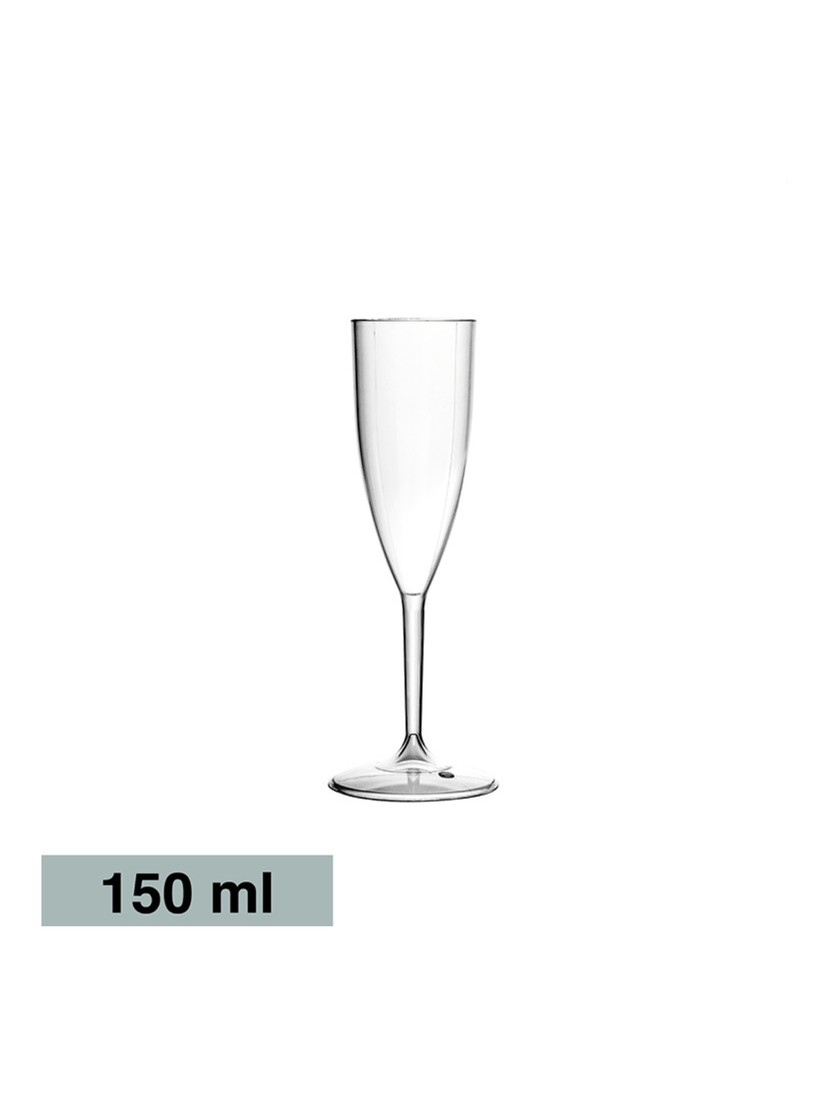 COPA CAVA FLAUTA SAN-ACRILICO REUTILIZABLE 150 CC