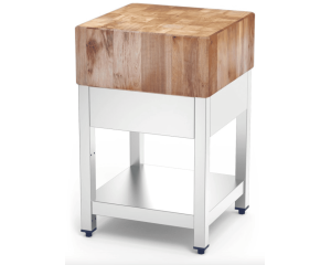 TAJO DE MADERA BASE INOX